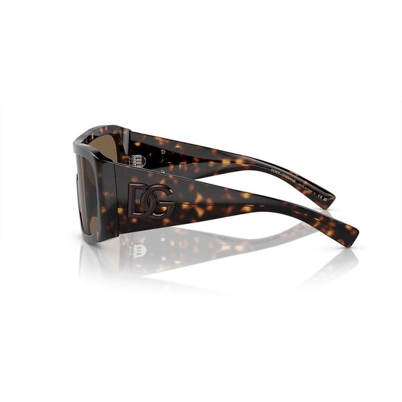 Dolce&Gabbana DG4454 brown tortoise rectangle sunglasses NWOT main image 6